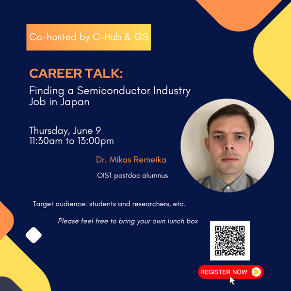 Career talk "Finding a Semiconductor Industry Job in Japan" OIST Groups